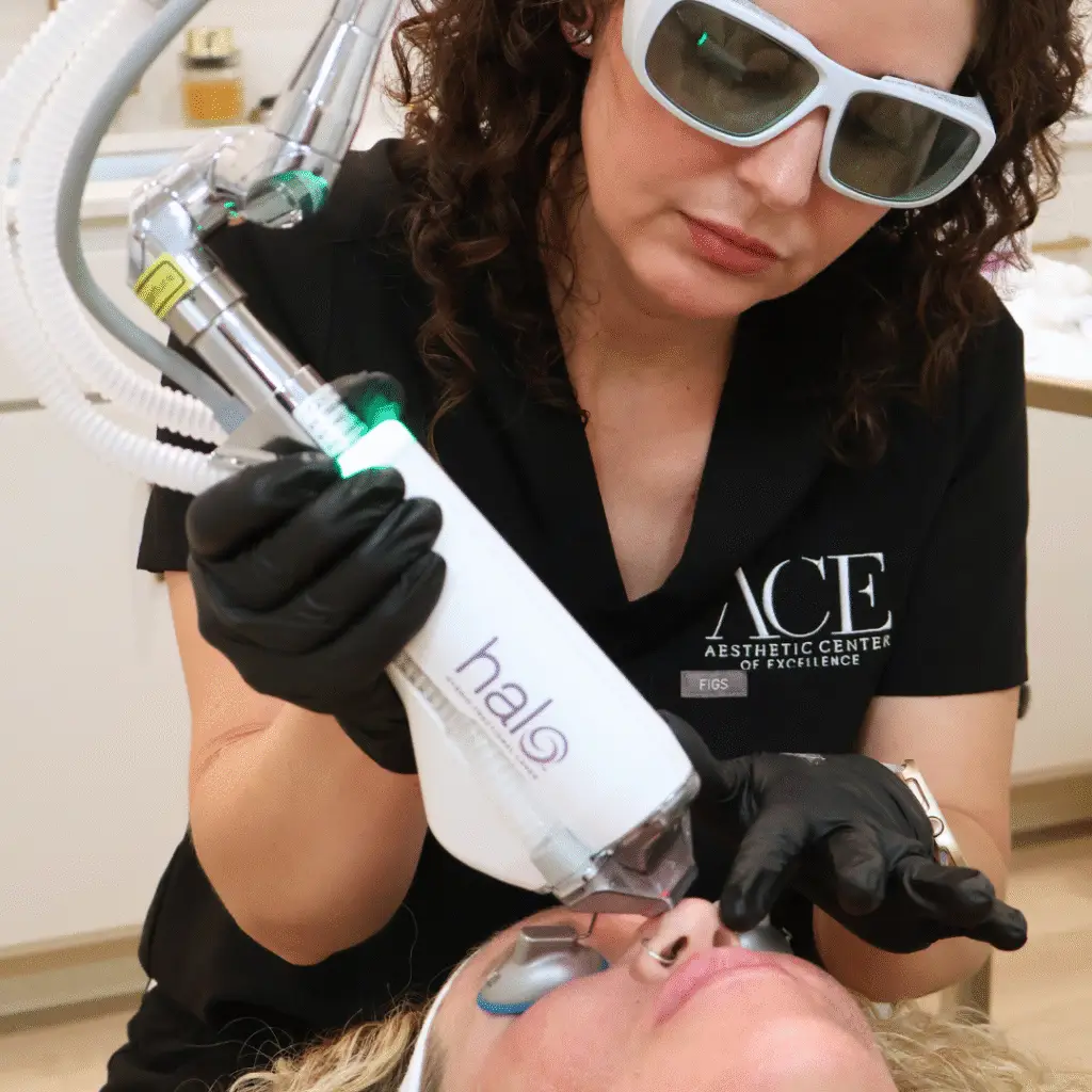 halo laser at aesthetic center of excellence